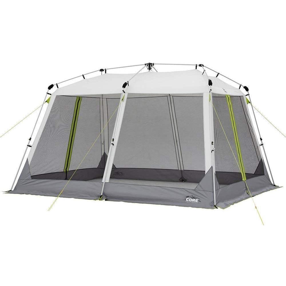 imageCORE 10x10 Instant Screen House  Folding and Portable Large Pop Up Tent Gazebo Canopy Shelter with Included Carry Bag  Perfect for Family Camping Outdoor Picnic Backyards and Tailgate12x10