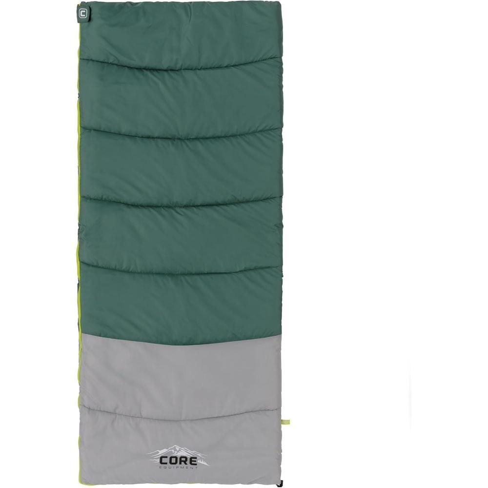 imageCORE Sleeping Bags for Adults  Lightweight ampamp Compact  Perfect for Indoor or Outdoor Use Camping Backpacking Hiking ampamp Sleepovers  Ideal for Warm ampamp Cooler 3 Season Weather30 Degree