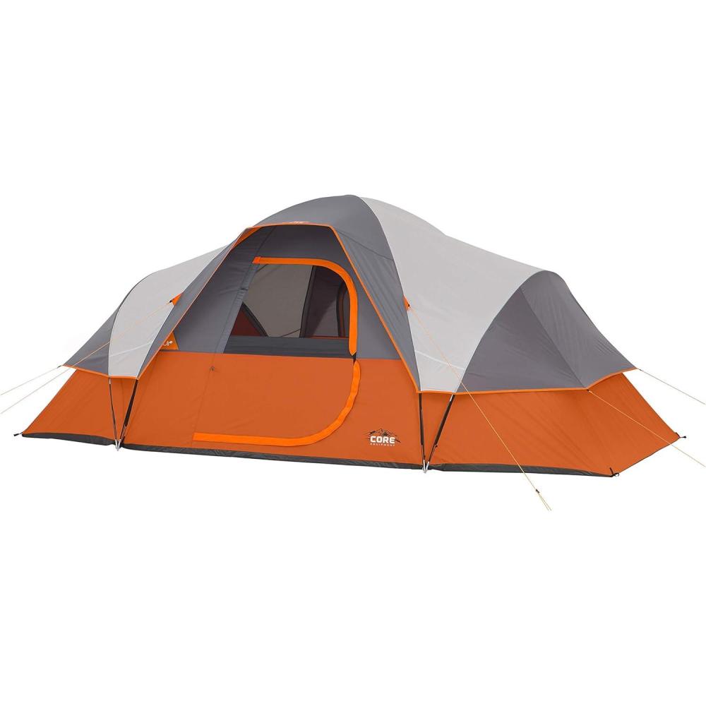 imageCORE Tent for Family Camping Hiking and Backpacking 3 Person 4 Person 6 Person 9 Person Person Dome Camp Tents with Included Tent Gear Loft for Outdoor Accessories9 Person