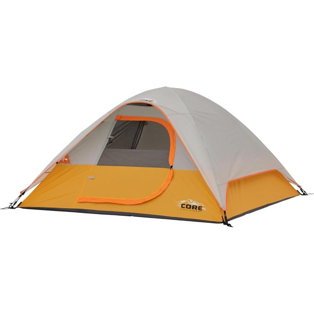 imageCORE Tent for Family Camping Hiking and Backpacking 3 Person 4 Person 6 Person 9 Person Person Dome Camp Tents with Included Tent Gear Loft for Outdoor Accessories3 Person