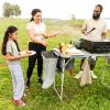 CORE Trash Bag Holder | Fits The 4 Foot Outdoor FlexRail Camp & Cook Table | Portable for Beach, Picnic, Backyards, BBQ, Tailgate, Patio, and Party