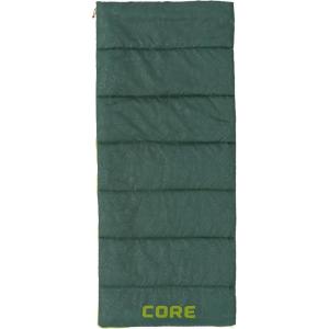 CORE 50 Degree Youth Sleeping Bag | Lightweight & Compact for Boys & Girls | Perfect for Indoor or Outdoor Use, Camping, Backpacking, Hiking, & Sleepovers | Ideal for Warm & Cooler 3 Season Weather(Teal Meadow)