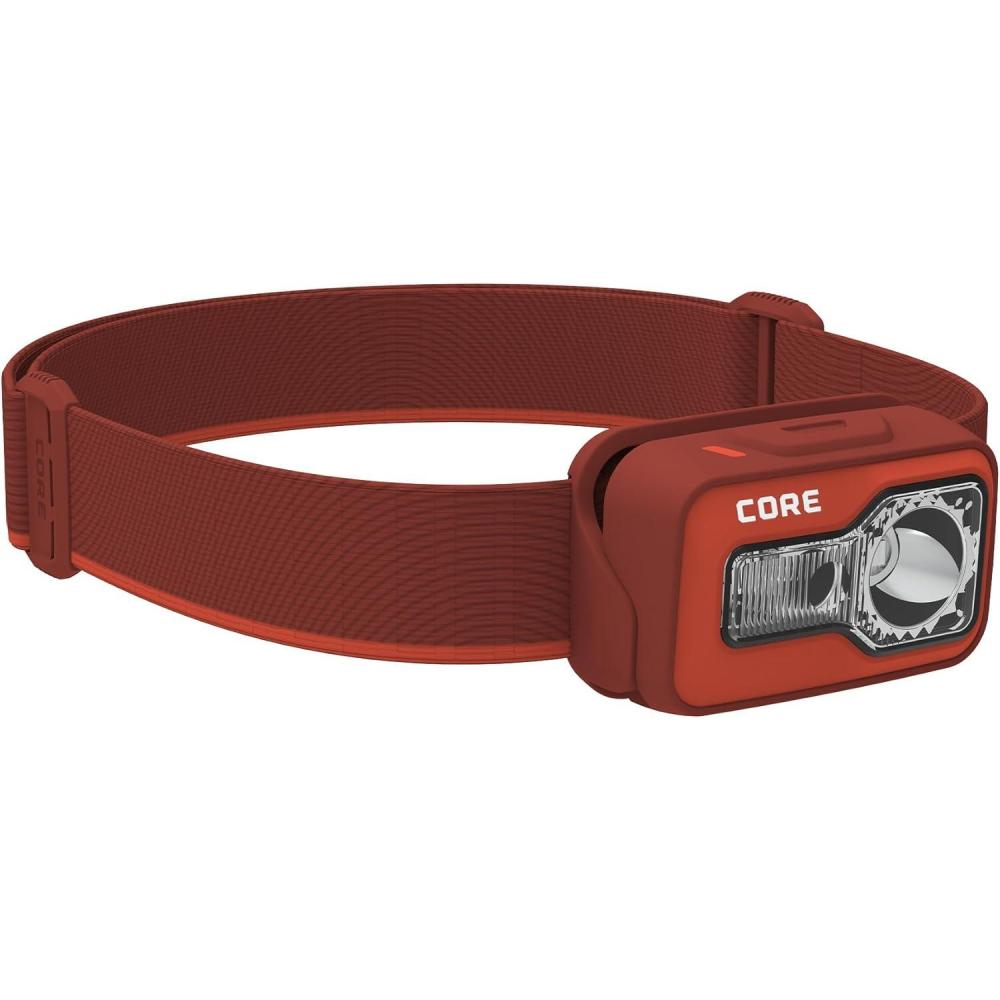 image:imageCORE 600 Lumen Rechargeable Headlamp 2Pack  USB LED Head Light with 4 Modes Long Battery Life Water Resistant  Ideal for Work Emergency Camping Running Hiking  USB Cable Included600 Lumen