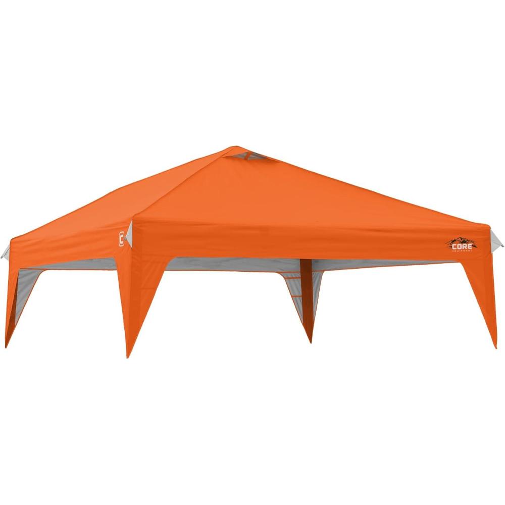 image:imageCORE 10x10 Replacement Top for Straight Leg Pop Up Canopy Tent UPF 50 Sun Protection with Vented Top and Builtin Storage PocketsOrange