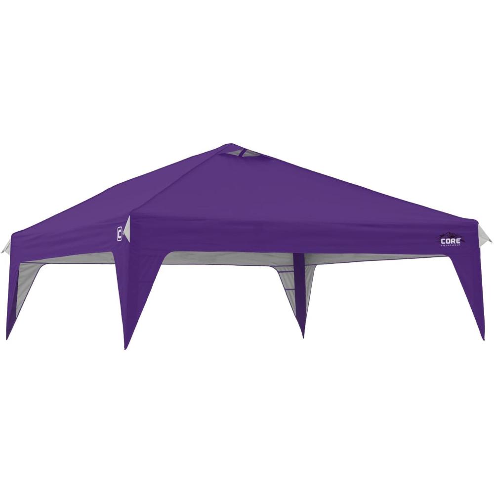 image:imageCORE 10x10 Replacement Top for Straight Leg Pop Up Canopy Tent UPF 50 Sun Protection with Vented Top and Builtin Storage PocketsPurple
