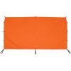 CORE Sunwall for Straight Leg Pop Up Canopy Tent – Fits 10×10 and 13×13 CORE Models | Removable Sidewall to Block Sun, Wind, and Rain | UPF 50+ Sun Protection(Orange)
