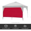 CORE Sunwall for Straight Leg Pop Up Canopy Tent – Fits 10×10 and 13×13 CORE Models | Removable Sidewall to Block Sun, Wind, and Rain | UPF 50+ Sun Protection(Red)