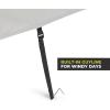 CORE Sunwall for Straight Leg Pop Up Canopy Tent – Fits 10×10 and 13×13 CORE Models | Removable Sidewall to Block Sun, Wind, and Rain | UPF 50+ Sun Protection(Orange)