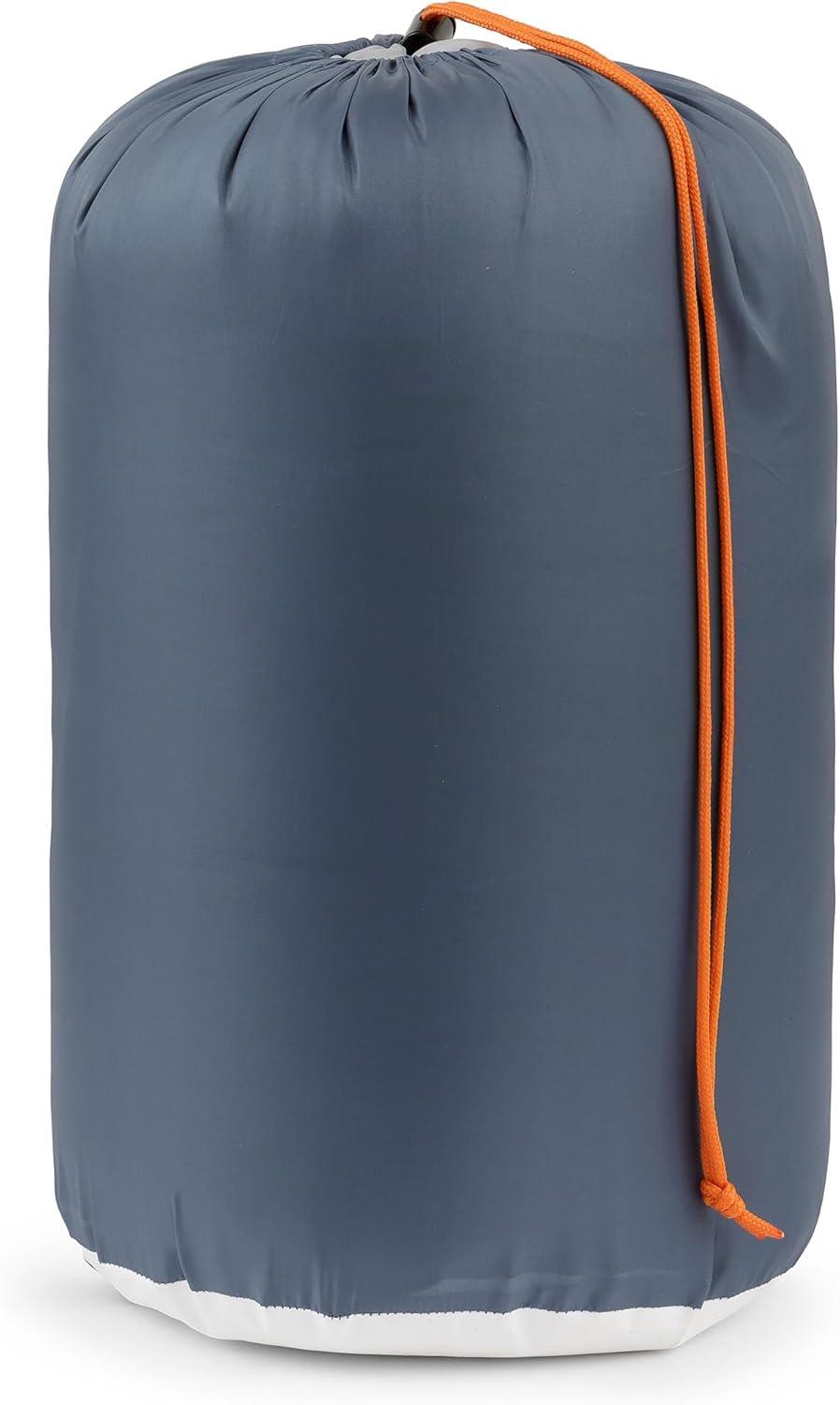 image:imageCORE Sleeping Bags for Adults Lightweight amp Compact Perfect for Indoor or Outdoor Use Camping Backpacking Hiking amp Sleepovers Ideal for Warm amp Cooler 3 Season WeatherRegular 77 x 33