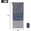 CORE Sleeping Bags for Adults | Lightweight & Compact | Perfect for Indoor or Outdoor Use, Camping, Backpacking, Hiking, & Sleepovers | Ideal for Warm & Cooler 3 Season Weather(Extra Large – 81″ X 39″)