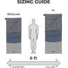 CORE Sleeping Bags for Adults | Lightweight & Compact | Perfect for Indoor or Outdoor Use, Camping, Backpacking, Hiking, & Sleepovers | Ideal for Warm & Cooler 3 Season Weather(Extra Large – 81″ X 39″)