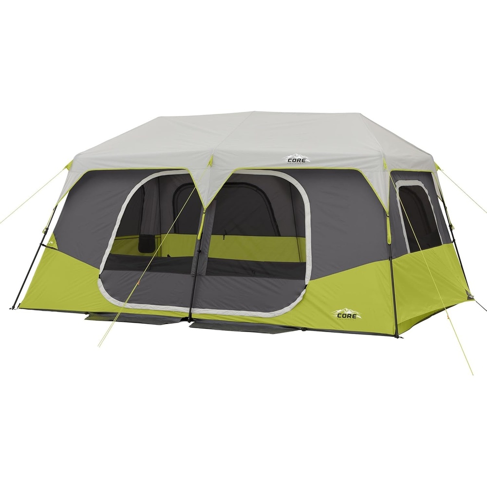 image:imageCORE Instant Cabin Tents Family Cabin Multi Room Pop Up Tents Car Camping Included Storage Pockets for Camping Accessories10 Person