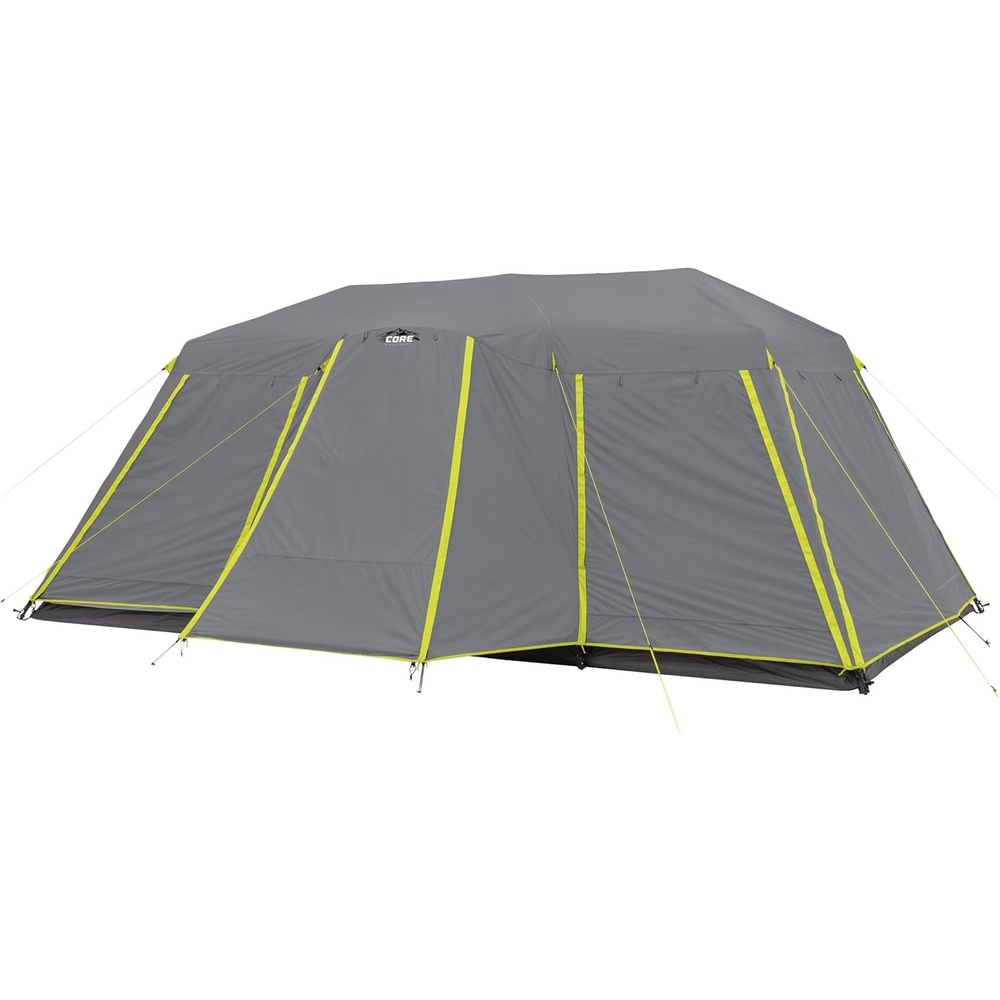 image:imageCORE Instant Cabin Tents Family Cabin Multi Room Pop Up Tents Car Camping Included Storage Pockets for Camping Accessories12 Person With Full Rainfly